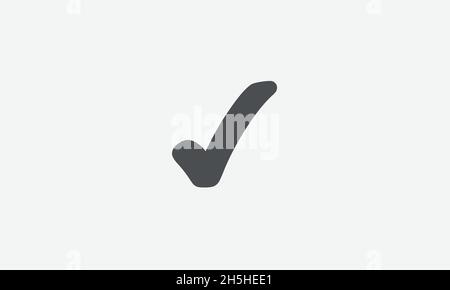 Tick vector logo design Stock Vector