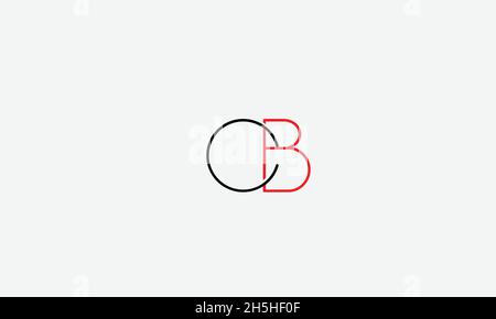 Alphabet letters Initials Monogram logo CB BC C B Stock Vector