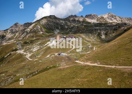 summit station of Nebelhornbahn, Nebelhorn, Oberstdorf, Allgaeu, Bavaria,  Germany Stock Photo - Alamy