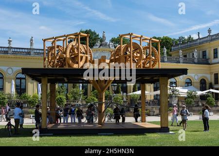 The Mill of Blood (2017) Antonio Vega Macotela, Documenta 14, Karlsaue, Kassel, Hesse, Germany Stock Photo