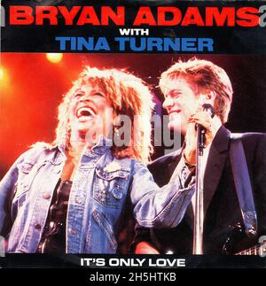 Bryan Adams - Tina Turner - It's Only Love - Vintage vinyl album cover