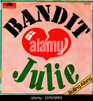 Vintage single record cover - Bandit - Julie - D - 1972 Stock Photo