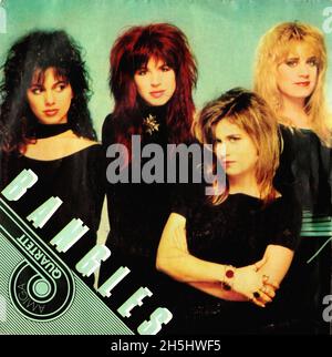 Vintage single record cover - Bangles, The - Bangles - EP  - DDR - 1989 02 Stock Photo