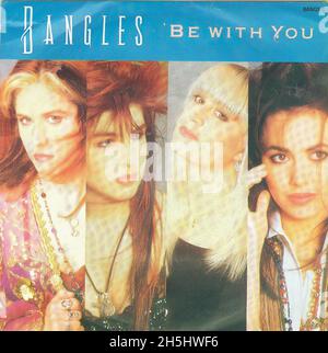 Vintage single record cover - Bangles, The - Be With You - UK - 1989 02 Stock Photo