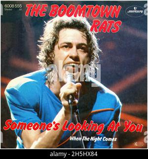 Vintage single record cover - Boomtown Rats, The - Lookin