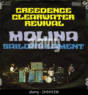 Vintage single record cover - CCR - Molina - D - 1972 Stock Photo