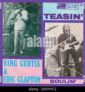 Vintage single record cover - Clapton, Eric - Teasin'  - D - 1970 Stock Photo