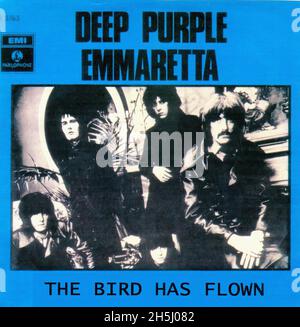 Vintage single record cover - Deep Purple - Emmaretta -  Den - 1968 Stock Photo