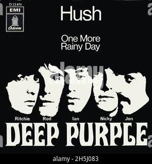 Vintage single record cover - Deep Purple - Hush -  D - 1968 Stock Photo