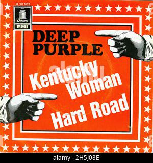 Vintage single record cover - Deep Purple - Kentucky Woman -  D - 1968 Stock Photo