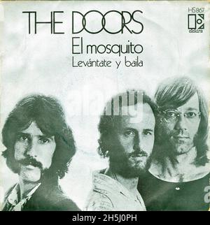 Vintage single record cover - Doors, The - The Mosquito - Spain - 1972 Stock Photo