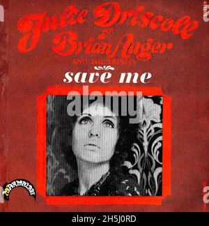 Vintage single record cover - Driscoll, Julie - Save Me - F - 1967 Stock Photo