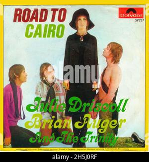 Vintage single record cover - Driscoll, Julie - Road To Cairo -1968 Stock Photo