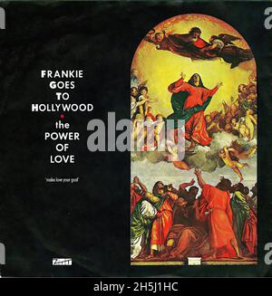 Vintage single record cover - Frankie Goes To Hollywood - Relax - D - 1983  Stock Photo - Alamy