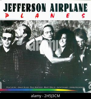 Vintage single record cover - Jefferson Airplane - Planes - D -1989 Stock Photo