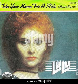 Vintage single record cover - Lulu - Take Your Mama For A Ride - D - 1974 Stock Photo