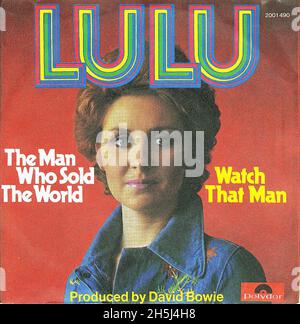 Vintage single record cover - Lulu - The Man Who Sold The World - D - 1974 Stock Photo