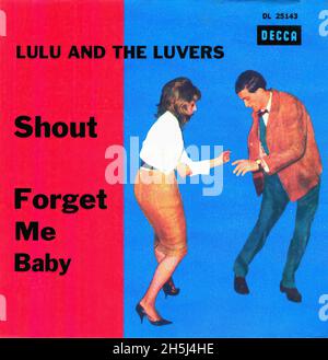 Vintage single record cover - Lulu And The Luvvers - Shout - D - 1965 Stock Photo