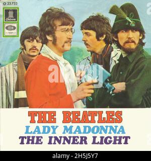 The Beatles - Lady Madonna - Vintage Cover Album Stock Photo