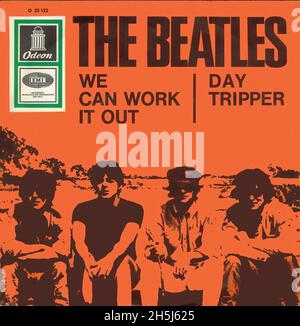 Vintage single record cover - Beatles, The - We Can Work It Out - D - 1965 Stock Photo