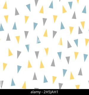 Polygonal rainbow mosaic background. Abstract low poly vector illustration. Triangular seamless pattern. Template geometric business design with Stock Vector