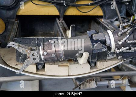 KALININGRAD, RUSSIA-June 5, 2021: Mir-1 deep-sea manned spacecraft for oceanographic research and rescue operations. World Ocean Museum Stock Photo