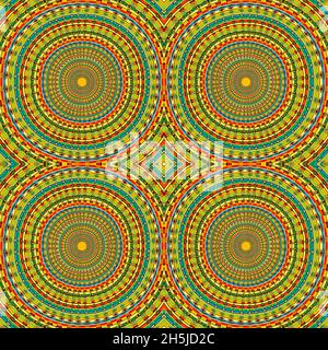 Abstract colorful seamless background with geometrical shapes Stock Photo