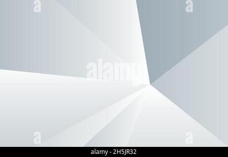 Grey Abstract background geometry and layer element vector illustration Stock Vector