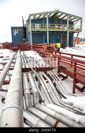 Palmer Station, US Antarctic Survey, National Science Foundation, Anvers Island, Antarctica Stock Photo