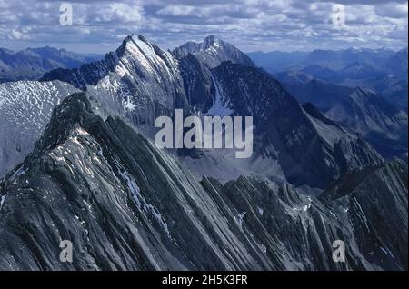 Mount Rae Aerial view of picturesque Cordillera mountains in Ifugao Province ...