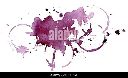 background red wine stains. Suitable for your wine designs Stock Photo