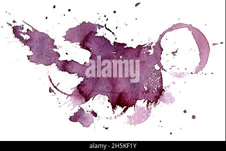 background red wine stains. Suitable for your wine designs Stock Photo
