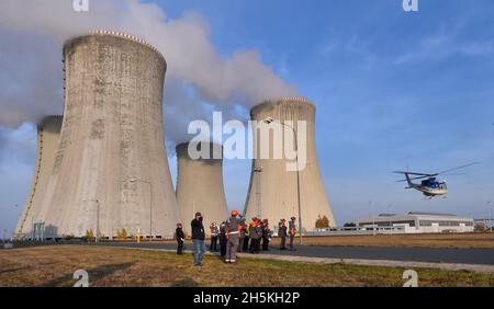 Dukovany, Czech Republic. 10th Nov, 2021. Experts from the International Atomic Energy Agency (IAEA) launched the third mission focused on the security of Czech nuclear power plant Dukovany today, on Wednesday, November 10, 2021. Credit: Lubos Pavlicek/CTK Photo/Alamy Live News Stock Photo