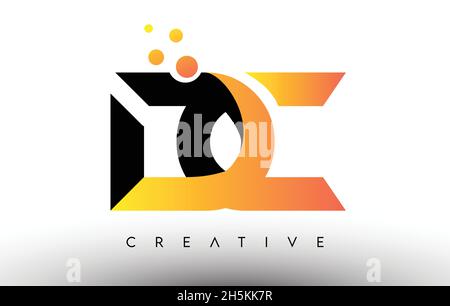 DC Logo Design. Premium Letter DC Logo Design with Water Wave Concept Stock  Vector - Illustration of corporate, wave: 216313552