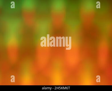 Red, orange, and yellow light turning to green light at top Stock Photo