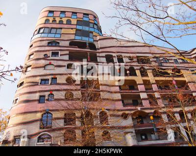 Waldspirale (Darmstadt, Hesse, Federal Republic of Germany) Stock Photo