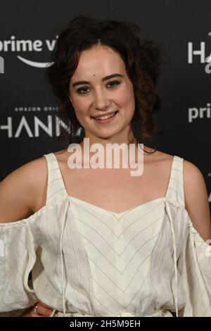 London, UK. 10th Nov, 2021. Gianna Kiehi attended the Amazon and IMDb TV host an exclusive screening of the first episodes of Hanna Season 3 at The Soho Hotel, London, on 2021-11-10, UK. Credit: Picture Capital/Alamy Live News Stock Photo