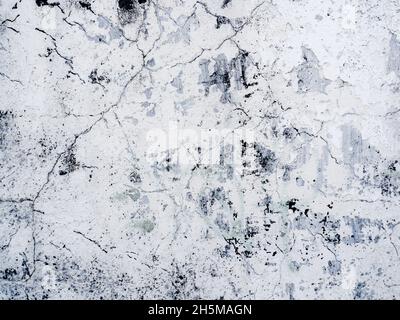Closeup fragment grey concrete wall, gray urban background, old grunge monochrome texture. Stock Photo