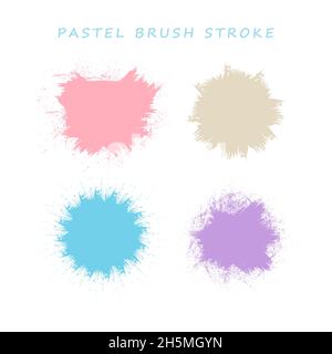 Watercolor Paint Splash Abstract Backgrounds  Stock Vector