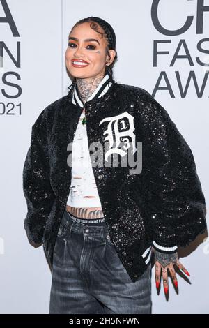 Kehlani wearing R13 walking on the red carpet at the 2021 CFDA