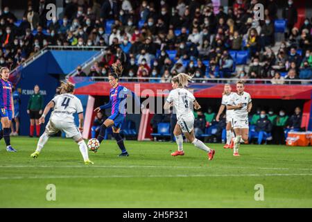 Jenni Hermoso of FC Barcelona seen during the UEFA Women's Champions League  match between FC Barcelona Femeni and TSG 1899 Hoffenheim Frauen at Johan  Cruyff Stadium. Final score; FC Barcelona Femeni 4:0