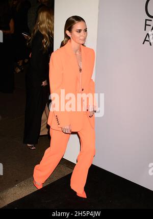 Emily Blunt arriving for the 2021 CFDA Fashion Awards Credit: Jennifer Graylock/Alamy Live News Stock Photo