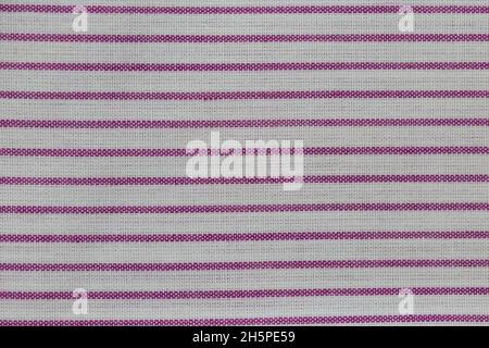 Close-up of fabric striped red and white from men shirt pattern Stock Photo