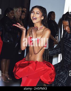 New York, USA. 10th Nov, 2021. Zendaya at the 2021 CFDA Fashion Awards on November 10, 2021 in New York City, NY, USA. Photo by MM/ABACAPRESS.COM Credit: Abaca Press/Alamy Live News Stock Photo