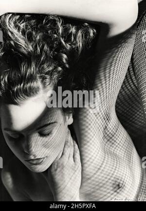 Max Dupain - Jean with Wire Mesh Stock Photo