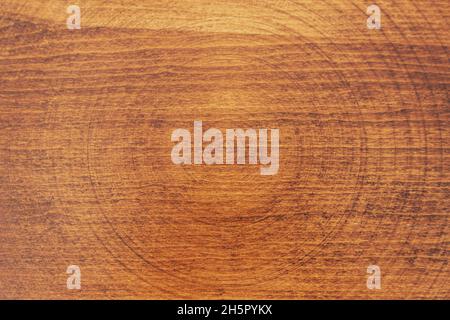 Brown varnished and stripped natural wood with grains for background and texture. High quality photo Stock Photo