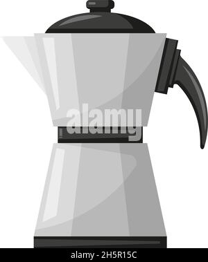 https://l450v.alamy.com/450v/2h5r15c/flat-style-geyser-coffee-maker-on-white-background-2h5r15c.jpg