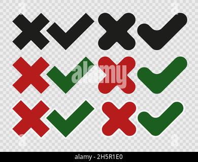 Vector add remove circular item check cross hook mark symbol Stock Vector  by ©Ienjoyeverytime 114650622