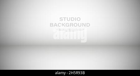 Studio blank vector background, empty space backdrop illustration Stock Vector