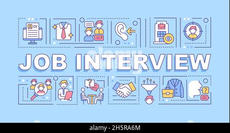 HR interview word concepts banner. Job interview. Headhunting ...